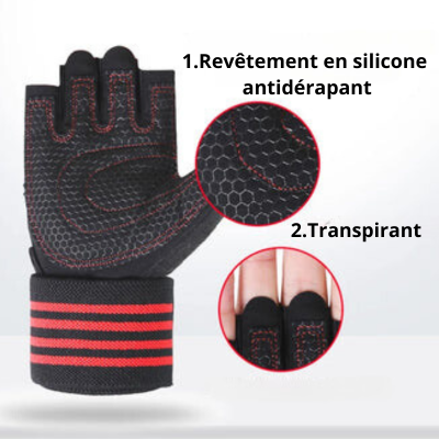 Gant pour Musculation | POWERGRIP GLOVES™