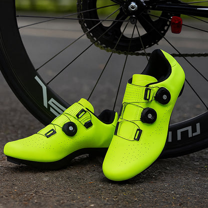 Chaussures Vélo Route SPD Vertes ou Rouges – Légères & Aérées