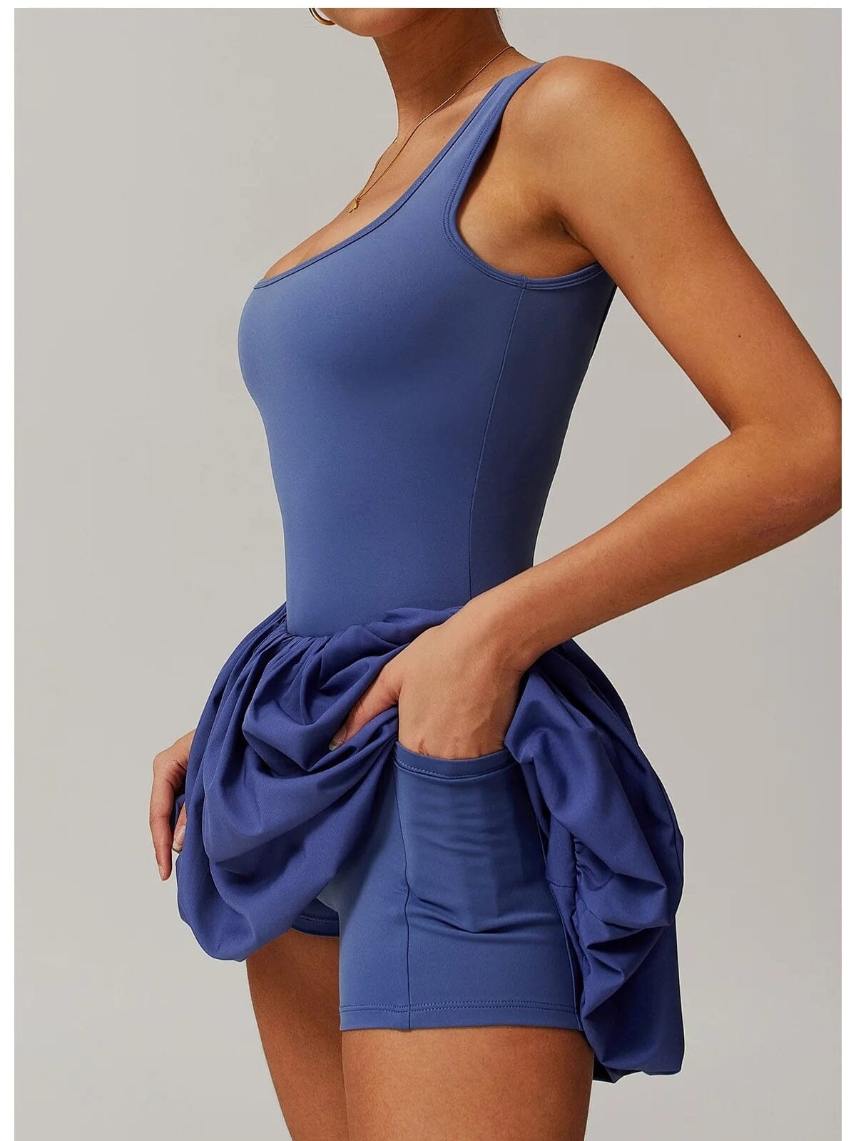 Combinaison sport femme Bleue : Robe de Tennis
