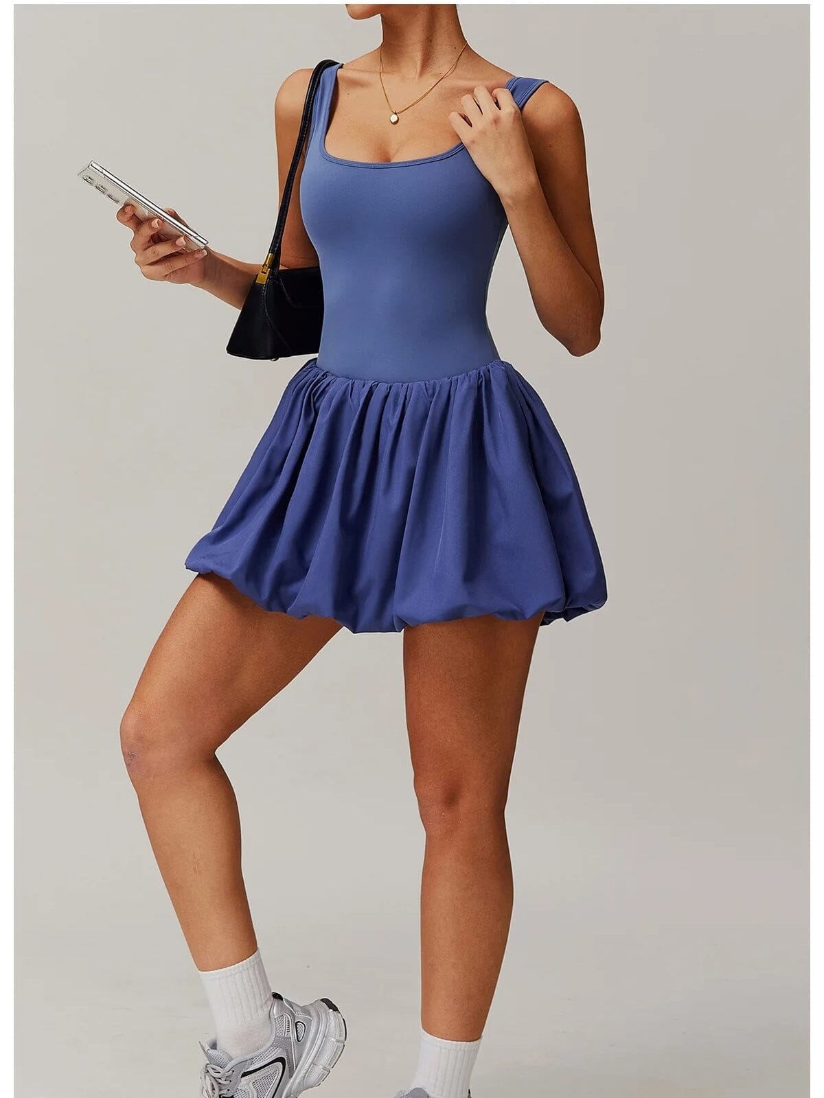 Combinaison sport femme Bleue : Robe de Tennis