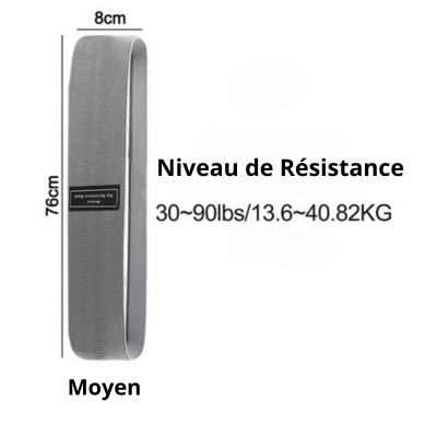 ELASTIQUE MUSCULATION - MUSCLE LE BAS DU CORPS