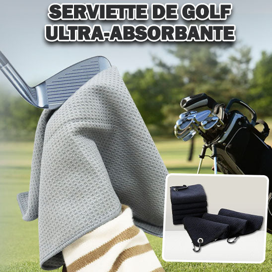 Equipement golf - serviette de Golf en coton