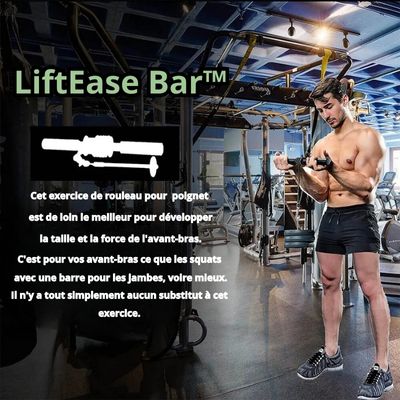 LIFTEASE BAR™ | Barre Lestée spéciale Musculation des Bras