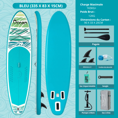 Paddle Gonflable Ultra Stable – Aventure et Liberté