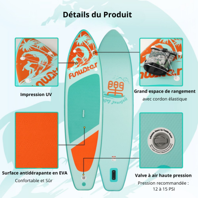 Paddle Gonflable Ultra Stable – Aventure et Liberté